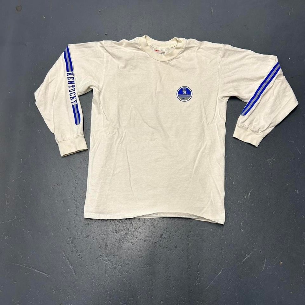Vintage 90s University of Kentucky wildcats Nike white tag long sleeve tshirt